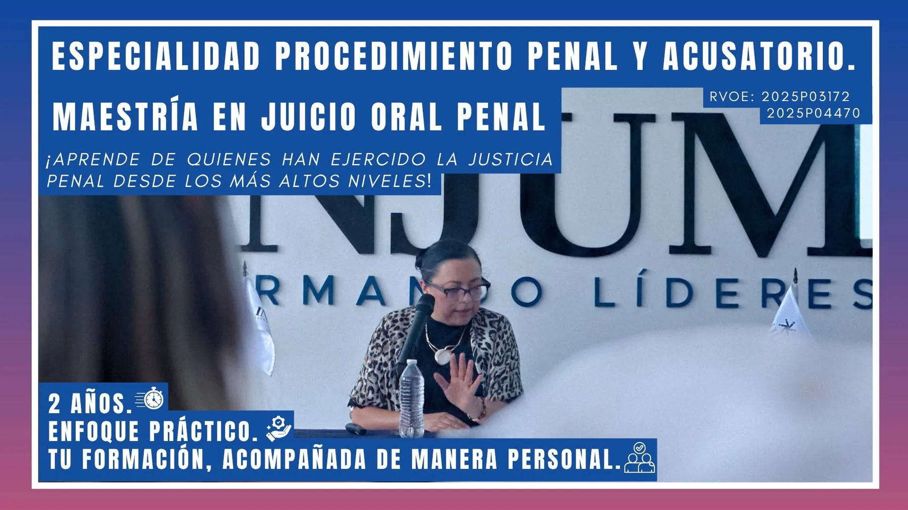 Estudiantes de INJUM durante una sesión académica